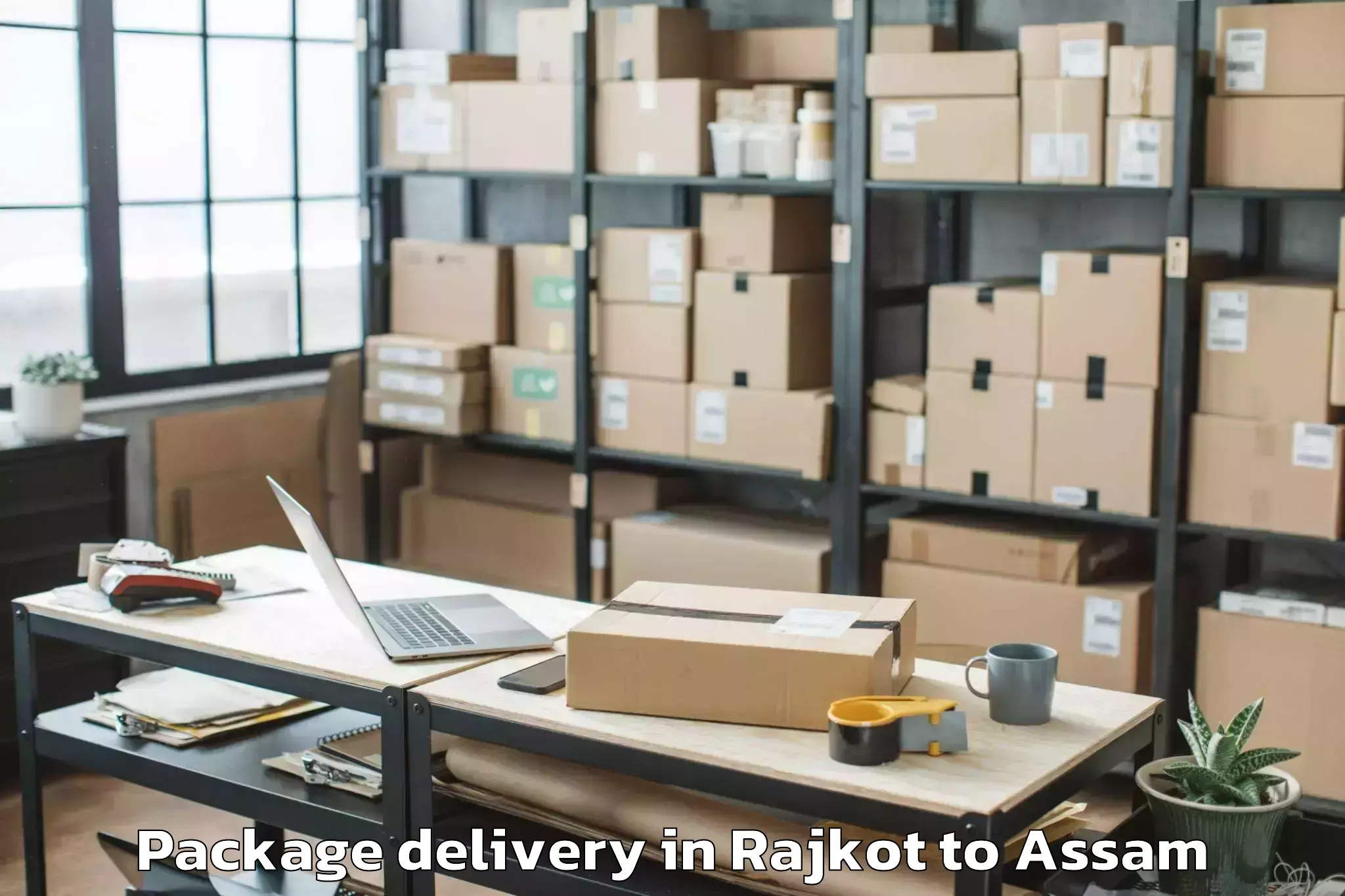 Comprehensive Rajkot to Numaligarh Package Delivery